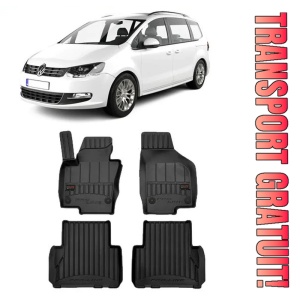 Volkswagen Sharan II, Van, Din 09.2010 - Prezent , Set Covorase Auto Tip Tavita Premium 3D, din cauciuc