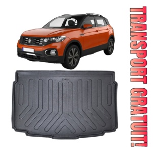 Volkswagen T-Cross (Cu Podea Joasa) 2019-2025 Tavita cauciuc pentru protectie portbagaj dedicata pentru VOLKSWAGEN T-Cross Transport Gratuit