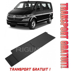 Volkswagen T6 Caravelle, Van, fabricat din 06.2015 - Prezent, Rand 2, set covorase auto dedicate, din cauciuc 100% Premium - Transport Gratuit