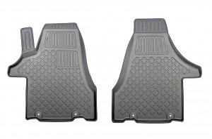 Volkswagen T6, Van, Din 06.2015 - Prezent, Ampatament Scurt , Set Covorase Auto Tip Tavita Premium 3D, din cauciuc accesorii pentru autoturismul tau - masina v174999
