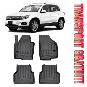 Volkswagen Tiguan I, Suv, Din 07.2007 - 04.2016 , Set Covorase Auto Tip Tavita Premium 3D, din cauciuc