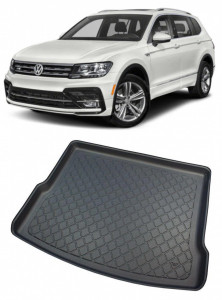 Volkswagen Tiguan II Suv din 05.2016 - Prezent, Tavita Pentru Portbagaj Lux Premium Dedicata, Portbagaj Superior (Nu Pentru Ehybrid)*3 accesorii pentru autoturismul tau - masina v198170