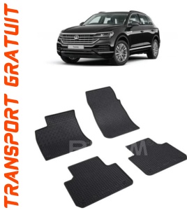 Volkswagen Touareg III, Suv, fabricat din 07.2018 - Prezent, set covorase auto dedicate, din cauciuc 100% Premium accesorii pentru autoturismul tau - masina v160443