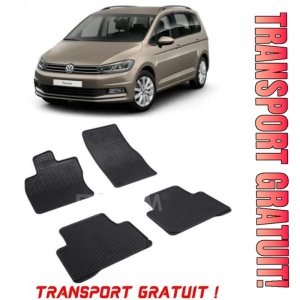 Volkswagen Touran I, Van, fabricat din 03.2003 - 08.2015, 5 Locuri, set covorase auto dedicate, din cauciuc 100% Premium - Transport Gratuit