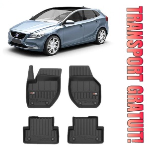 Volvo V40 II, Combi, Din 07.2012 - Prezent , Set Covorase Auto Tip Tavita Premium 3D, din cauciuc