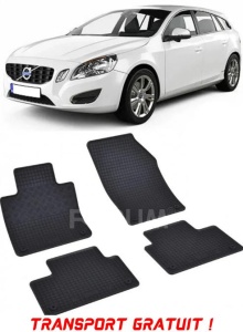 Volvo V60 PhEV fabricat din 2018 - Prezent, Combi, set covorase auto dedicate, din cauciuc 100% Premium - Transport Gratuit accesorii pentru autoturismul tau - masina v37104