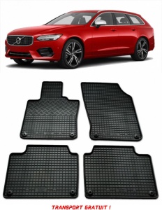 Volvo V90 II, Combi, fabricat din 09.2016 - Prezent, set covorase auto dedicate, din cauciuc 100% Premium - Transport Gratuit accesorii pentru autoturismul tau - masina v37098
