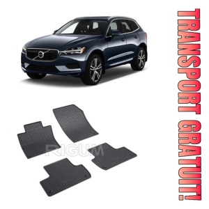 Volvo XC60 II, Suv, fabricat din 07.2017 - Prezent, set covorase auto dedicate, din cauciuc 100% Premium
