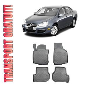Vw Jetta Din 2005 - 2011 , Set Covorase Auto Tip Tavita Premium 3D, din cauciuc