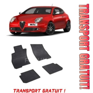 Alfa Romeo Mito, Hatchback, fabricat din 09.2008 - 12.2018, set covorase auto dedicate, din cauciuc 100% Premium - Transport Gratuit