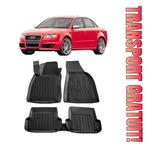 Audi A4 (B7) (2004-2008) Set covorase auto cauciuc G.Modern Line 3D
