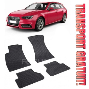 Audi A4 B9, Combi, fabricat din 11.2015 - Prezent, set covorase auto dedicate, din cauciuc 100% Premium