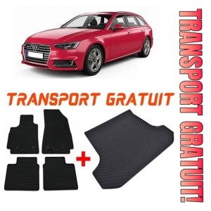 Audi A4 B9 din 11.2015 - Prezent Combi *3 , Set Covorase + tavita portbagaj auto