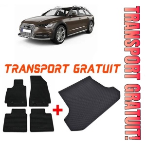 Audi A6 C7 din 09.2011 - 08.2018 Combi *2 , Set Covorase + tavita portbagaj auto