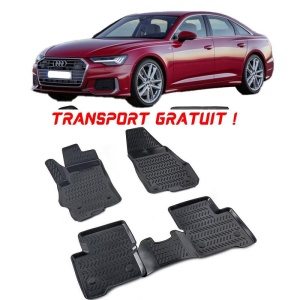 Audi A6 C7 (Typ 4G) 2011-2015 Set 4 covorase auto din cauciuc tip tavita premium line 3D - Transport Gratuit! accesorii pentru autoturismul tau - masina v49568