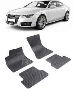 Audi A7 4G, Sportback, fabricat din 09.2010 - 01.2018, set covorase auto dedicate, din cauciuc 100% Premium accesorii pentru autoturismul tau - masina v160155