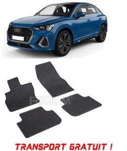 Audi Q3 II Sportback, Suv, fabricat din 09.2019 - Prezent, set covorase auto dedicate, din cauciuc 100% Premium - Transport Gratuit accesorii pentru autoturismul tau - masina v40976