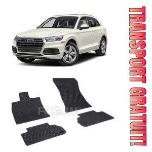 Audi Q5 Fy, Suv, fabricat din 01.2017 - Prezent, set covorase auto dedicate, din cauciuc 100% Premium