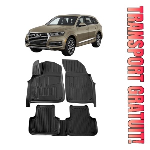 Audi Q7 (4M) (2015-2025) Set covorase auto cauciuc G.Modern Line 3D - Img 1