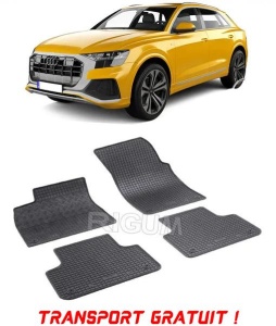Audi Q8 4M, Suv, fabricat din 07.2018 - Prezent, set covorase auto dedicate, din cauciuc 100% Premium - Transport Gratuit accesorii pentru autoturismul tau - masina v40926