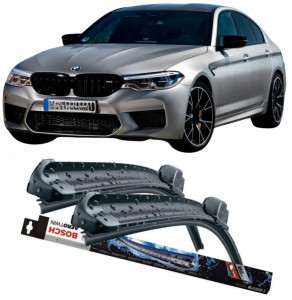 Bmw 5 Set 2 stergatoare parbriz Bosch Bosch Aerotwin compatibile cu Bmw 5 2016-2020 (65 cm / 47.5 cm) accesorii pentru autoturismul tau - masina v129256