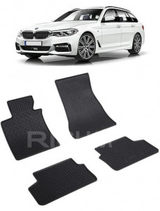 Bmw Seria 5 G31, Combi, fabricat din 05.2017 - Prezent, set covorase auto dedicate, din cauciuc 100% Premium accesorii pentru autoturismul tau - masina v156122