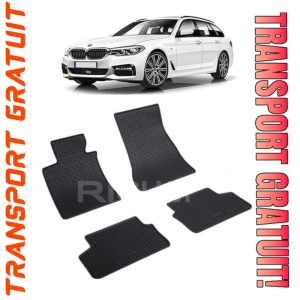Bmw Seria 5 G31, Combi, fabricat din 05.2017 - Prezent, set covorase auto dedicate, din cauciuc 100% Premium