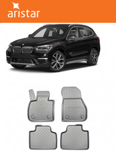 Bmw X1 F48 Phev, Suv, Din 03.2020 - Prezent , Set Covorase Auto Tip Tavita Premium 3D, din cauciuc accesorii pentru autoturismul tau - masina v171258