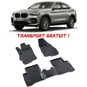Bmw X4 F26 2014-2018 Set 4 covorase auto din cauciuc tip tavita Premium Line 3D + Urban Line - Transport Gratuit!