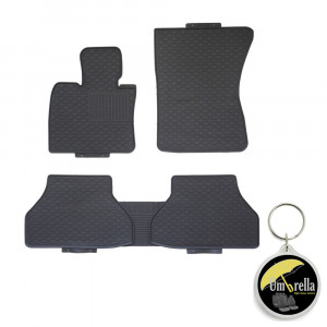 Bmw X5 (E70) (2007-2013) Set 5 covorase auto cauciuc Exclusive Line + Tavita portbagaj Modern Line accesorii pentru autoturismul tau - masina v85048