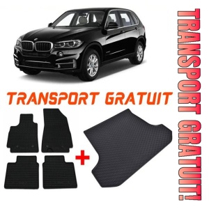 Bmw X5 F15 din 10.2013 - 10.2018 Suv 5 Locuri *1, Set Covorase + tavita portbagaj auto
