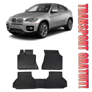 Bmw X6 E71, Suv, Din 06.2008 - 10.2014 , Set Covorase Auto Tip Tavita Premium 3D, din cauciuc