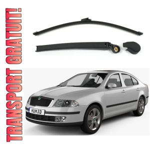 Brat stergator pentru luneta spate cu lamela 400 mm Skoda Octavia II 02.04-06.13