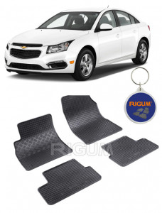 ChEVrolet Cruze, Sedan, fabricat din 05.2009 - 2016, set covorase auto dedicate, din cauciuc 100% Premium accesorii pentru autoturismul tau - masina v158233