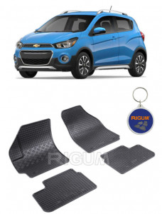 ChEVrolet Spark M250, Hatchback, fabricat din 05.2005 - 01.2010, set covorase auto dedicate, din cauciuc 100% Premium accesorii pentru autoturismul tau - masina v158386