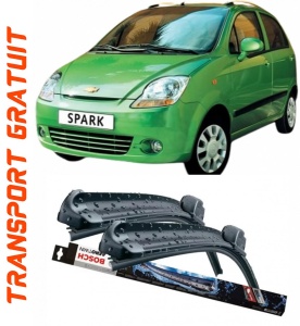 Chevrolet Spark Set 2 stergatoare parbriz Bosch Bosch Aerotwin compatibile cu Chevrolet Spark 2005-2010 (55 cm / 34 cm) accesorii pentru autoturismul tau - masina v131859