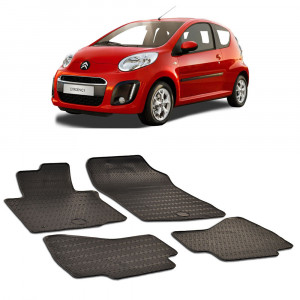Citroen C1 (2005-2014) Set 4 covorase auto cauciuc Urban Line accesorii pentru autoturismul tau - masina v240769