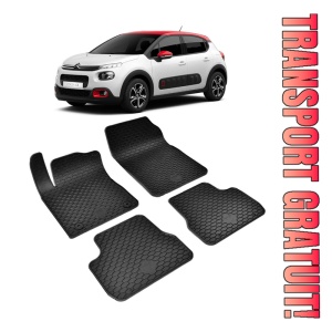 Citroen C3 (2017-2023) Set 4 covorase auto cauciuc Urban Line