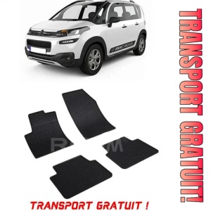 Citroen C3 II, Hatchback, fabricat din 2009 - 12.2016, set covorase auto dedicate, din cauciuc 100% Premium - Transport Gratuit