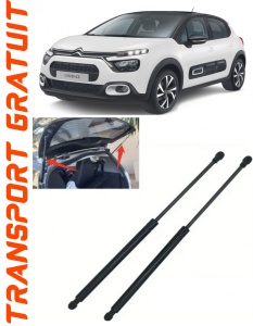 Citroen C3 III Set 2 amortizoare pentru portbagaj / haion Krosno compatibil cu Citroen C3 III fabricat intre 2016 accesorii pentru autoturismul tau - masina v87779
