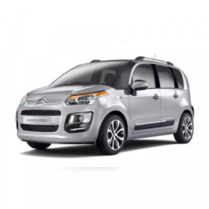 Citroen C3 Picasso Din 2009 - 10.2017, Van , Set Covorase Auto Tip Tavita Premium 3D, din cauciuc accesorii pentru autoturismul tau - masina v162543
