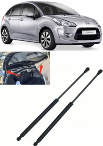 Citroen C3 Set 2 amortizoare pentru portbagaj / haion Krosno compatibil cu Citroen C3 Hatchback fabricat intre 2009 accesorii pentru autoturismul tau - masina v90455