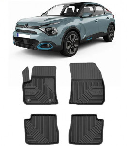 Citroen C4 Ev Din 2021 - Prezent, Suv , Set Covorase Auto Tip Tavita Premium 3D, din cauciuc accesorii pentru autoturismul tau - masina v166743