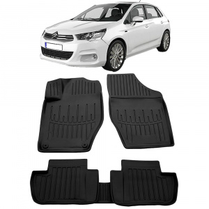 Citroen C4 (N) (2010-2018) Set covorase auto cauciuc G.Modern Line 3D accesorii pentru autoturismul tau - masina v68315
