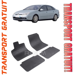 Citroen C5 I, Hatchback, fabricat din 2000 - 2008, set covorase auto dedicate, din cauciuc 100% Premium