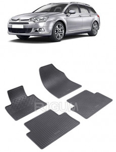 Citroen C5 II, Combi, fabricat din 2008 - 05.2017, set covorase auto dedicate, din cauciuc 100% Premium accesorii pentru autoturismul tau - masina v158827