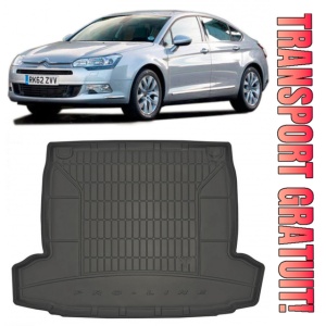 Citroen C5 II Sedan din 2008 - 05.2017, Tavita Pentru Portbagaj Lux Premium Dedicata, Cu Urechi Laterale *1