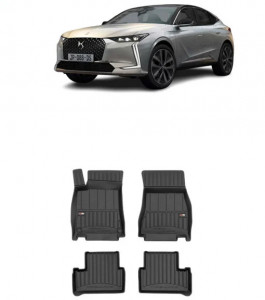 Citroen DS4 Din 11.2021 - Prezent, Hatchback , Set Covorase Auto Tip Tavita Premium 3D, din cauciuc accesorii pentru autoturismul tau - masina v164172