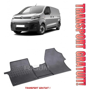 Citroen E-Jumpy fabricat din 10.2020 - Prezent, Van, 2-3 Locuri, set covorase auto dedicate, din cauciuc 100% Premium - Transport Gratuit
