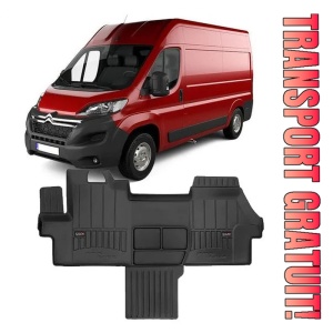 Citroen Jumper II, Van, Din 2006 - Prezent , Set Covorase Auto Tip Tavita Premium 3D, din cauciuc